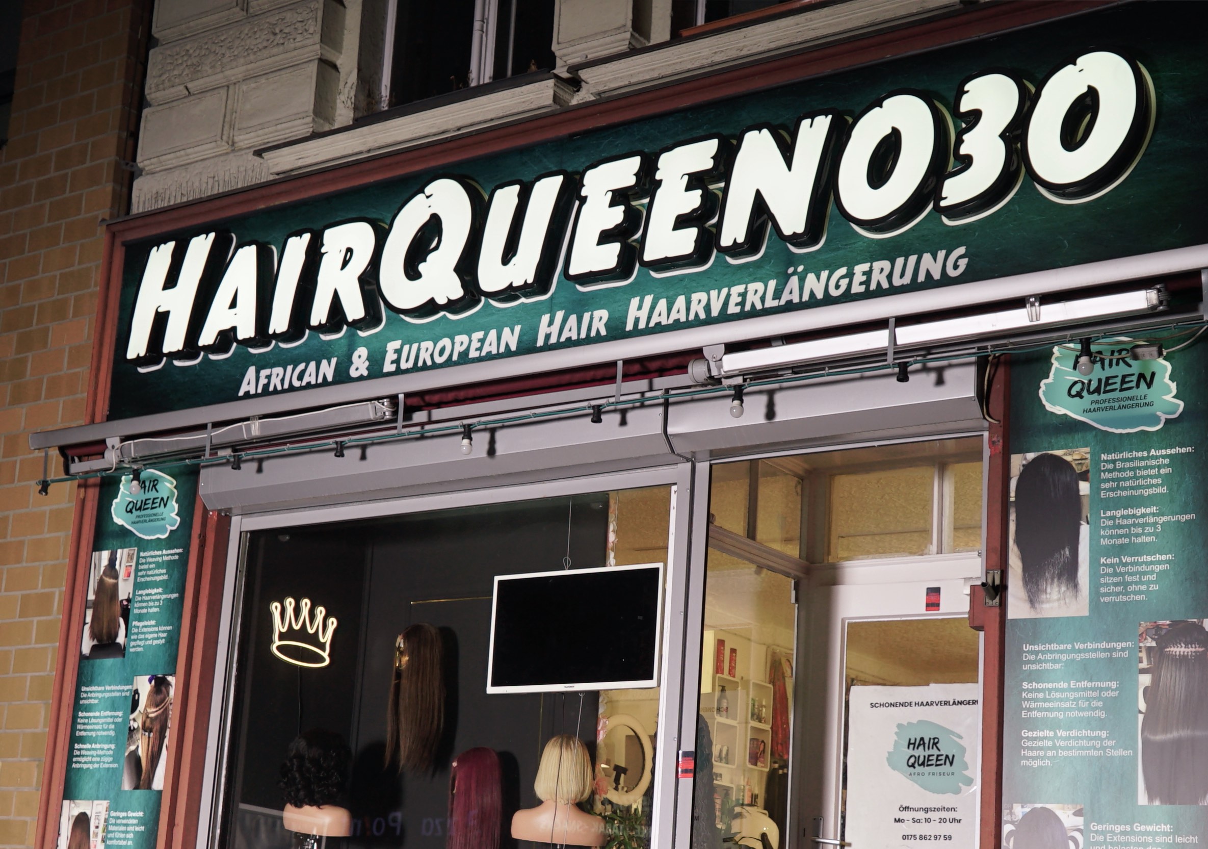 Salon Hairqueen030 in der Kurfürstenstraße in Berlin